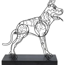 Objet décoratif Wire Attack Dog 36cm