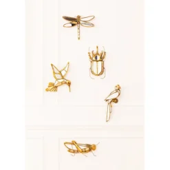 Objet mural Dragonfly miroir 27x35cm