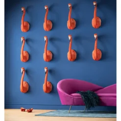 Objet mural Flamingo Road 72cm