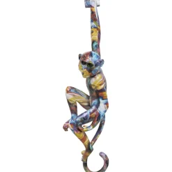 Objet mural Hanging Ape Colorful 17x67cm