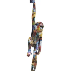 Objet mural Hanging Ape Colorful 17x67cm
