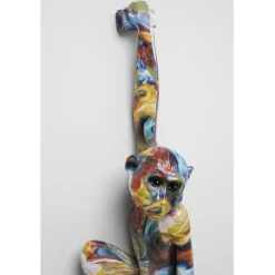 Objet mural Hanging Ape Colorful 17x67cm