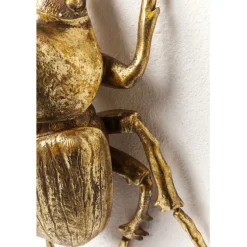 Objet mural Herkules Beetle doré