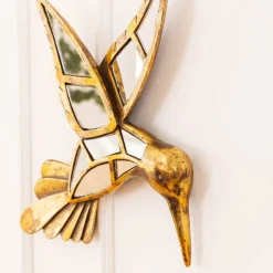 Objet mural Hummingbird miroir 27x32cm