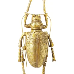 Objet mural Longicorn Beetle doré