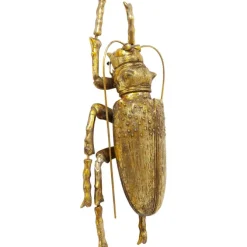 Objet mural Longicorn Beetle doré