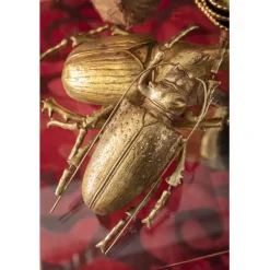Objet mural Longicorn Beetle doré
