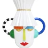Objet mural Mesquerade blanc 37x41cm