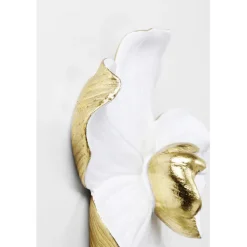 Objet mural Orchid blanc 24x25cm