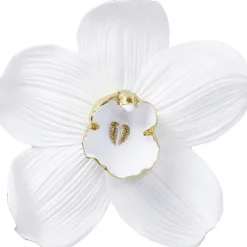 Objet mural Orchid blanc 54cm