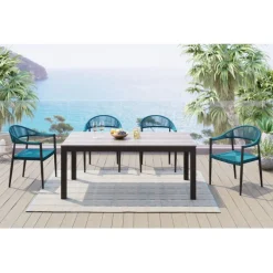Outdoor Set Sorento bleu (5-pcs)
