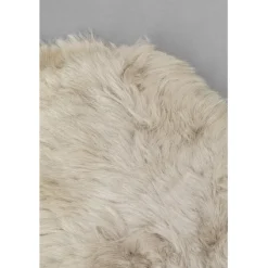 Peau de mouton Heidi gris 65x85cm