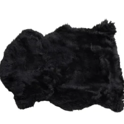 Peau de mouton Heidi noir 60x85cm