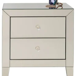 Petite commode Luxury Pearl 2-tiroirs