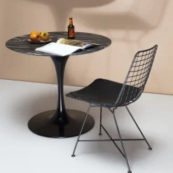 Pied de table Invitation noir Ø60cm
