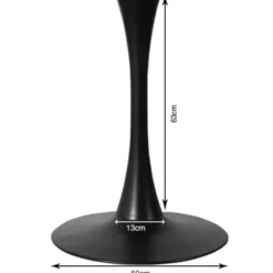 piètement de table Schickeria noir Ø80cm