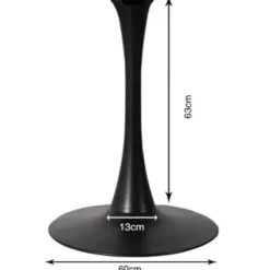piètement de table Schickeria noir Ø110cm