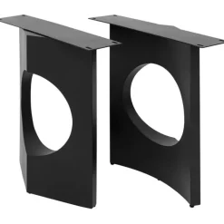 Piètement de table Tavola Oho noir (2/Set)