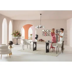 Piètement de table Tavola Oho noir (2/Set)