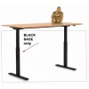 Piètement de table Tavola Office noir