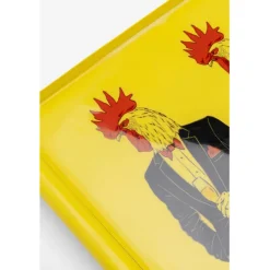 Plateau Animal Rooster 49x30cm