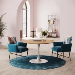 Plateau de table Invitation rond chêne Ø90cm