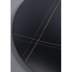 Plateau de table Invitation rond Ceramic noir Ø90c