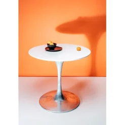 Plateau de table Invitation rond blanc Ø90cm