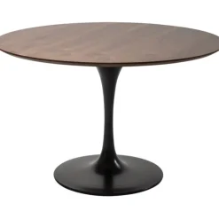 Plateau de table Invitation rond noyer Ø120cm