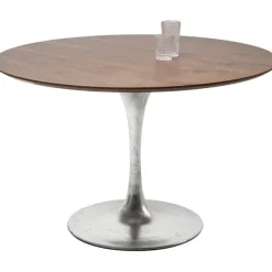 Plateau de table Invitation rond noyer Ø120cm