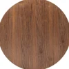 Plateau de table Invitation rond noyer Ø90cm