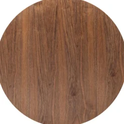 Plateau de table Invitation rond noyer Ø90cm