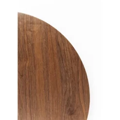 Plateau de table Invitation rond noyer Ø90cm