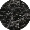 plateau de table Schickeria marbre noir Ø110c