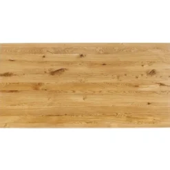 Plateau de table Tavola bord biseauté chêne 200x10