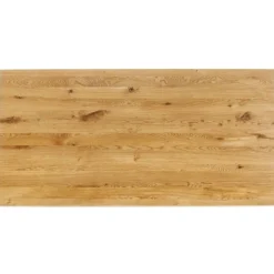 Plateau de table Tavola bord biseauté chêne 160x80