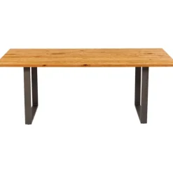 Plateau de table Tavola bord biseauté chêne 160x80
