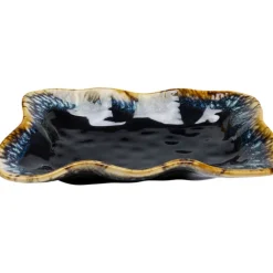 Plateau Lio bleu nuit 17x26cm