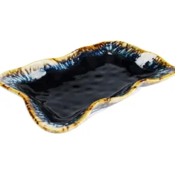 Plateau Lio bleu nuit 17x26cm