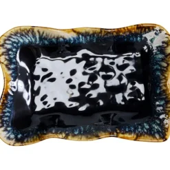 Plateau Lio bleu nuit 17x26cm