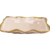 Plateau Nala rose 17x26cm