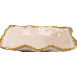 Plateau Nala rose 17x26cm