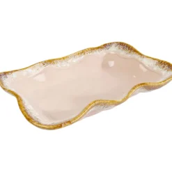 Plateau Nala rose 17x26cm