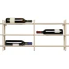 Porte-bouteilles Cape Town greige 80x34cm
