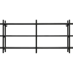 Porte-bouteilles Cape Town noir 80x34cm