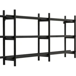 Porte-bouteilles Cape Town noir 80x34cm
