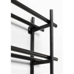 Porte-bouteilles Cape Town noir 80x34cm