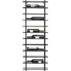 Porte-bouteilles Cape Town noir 45x136cm