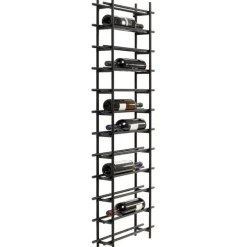 Porte-bouteilles Cape Town noir 45x136cm