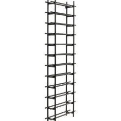 Porte-bouteilles Cape Town noir 45x136cm